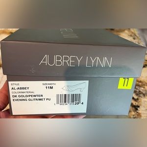 Formal Heels. Size 11. Gold/pewter. Brand new